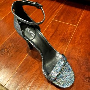 Michael Kors Metallic Leather Sandals